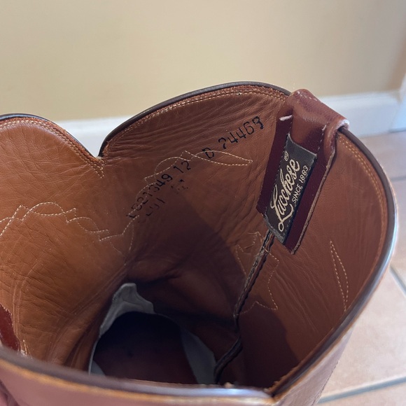 Lucchese Vintage PB LZ/TN GOAT Boots 12 D L821345 - Picture 10 of 13